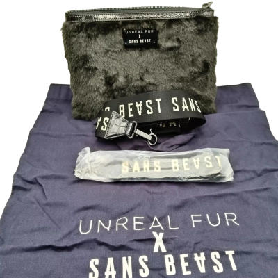 Unused/As New Unreal Fur X Sans Beast Womens Cross Body/Clutch Bag With Straps & Shopping Bag - See Pics For Style And Inclusions