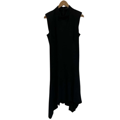 Saba Womens Size M Maxi Dress Black 