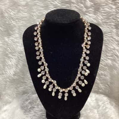  Womens Fringe Collar Necklace 