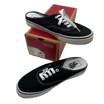 Vans Unisex Black Mules Size 40.5