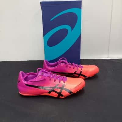 Asics Womens  Size 8 hyper sprint 7- Orange / Red 