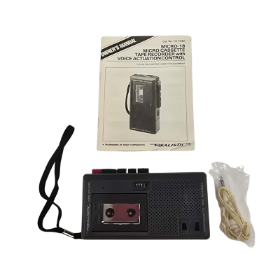 Realistic Voice-Actuated Micro Cassette Recorder Micro 18