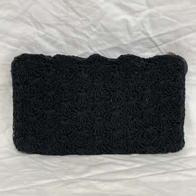 VINTAGE Beaded Purse Black  