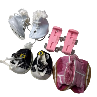 Build a bear skate ice skates boots and non branded bb boot