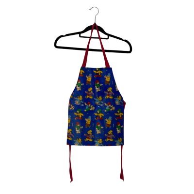 Paddington bear SHREDS Lincoln Kids Apron Blue 