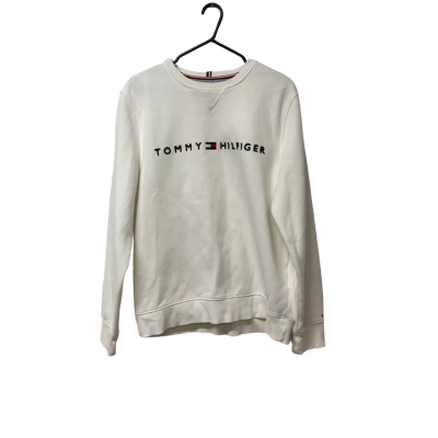 Mens Tommy Hilfiger Size L White Jumper 