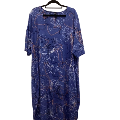 Taking Shape Womens  Size M Midi Dress Blue 