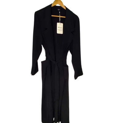 Motto Womens  Size 14 Trench Coat Black  