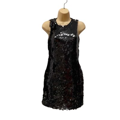 Princess Polly Sequins Cocktail / Party Dress Size 8  Black  
