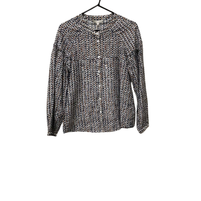 Yarra Trail Womens Black, Navy Blue & White Top Size 8