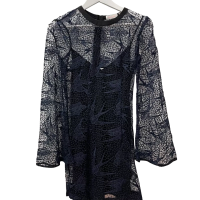 Sass & Bide Women's Size 6 Blue Lace Dress