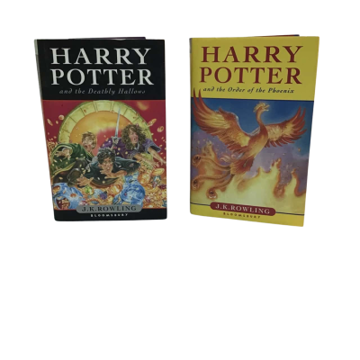 2 x Harry Potter Books First Editions