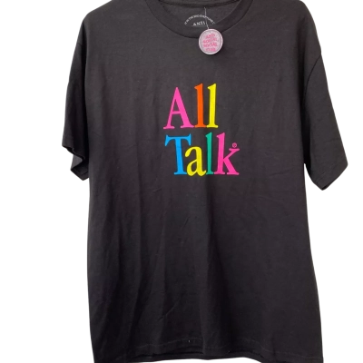  Anti Social Social Club   Black All Talk Tee  Size L 