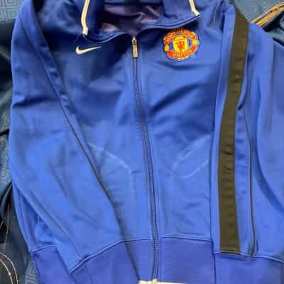  Unisex  Size L Track Jacket Black  / Blue 