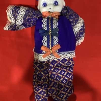 Vintage Chinese Delft Doll