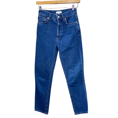 Scanlan Theodore Womens  Size 23 High-Waisted Jeans Blue 