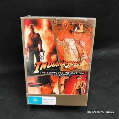 Indiana Jones 4 Disc Boxset Bundle Sealed 