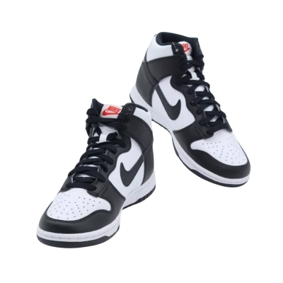 Nike Dunk High "Panda" Womens  Size 8.5 Sneakers Striped 