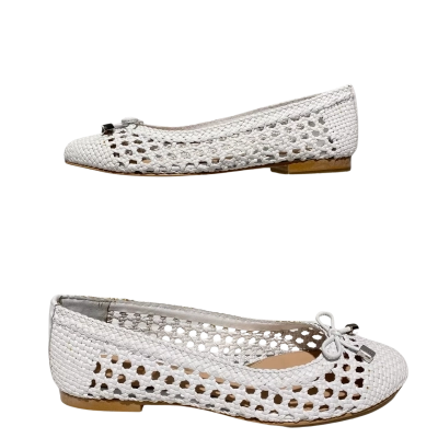 Mimco Gossamer Ballet Womens  Size 36 Flats White 