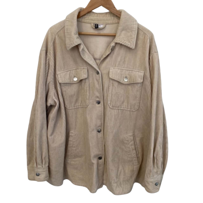 Divided H&M Mens  Size XL Winter Jacket Beige / Cream 