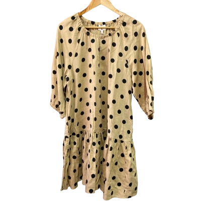 Seed Heritage Womens  Size 14 Midi Dress   Neutral Sand RRP $130.95