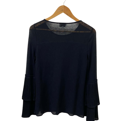 Witchery Womens  Size XS Long Sleeve Top Black  