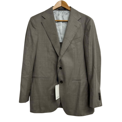 BNWT Suit Supply Mens Size 40 Brown Wool Suit Jacket