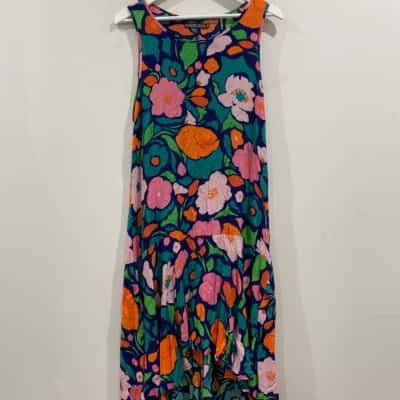 Mister Zimi Womens  Size 8 Midi Dress Multicoloured 