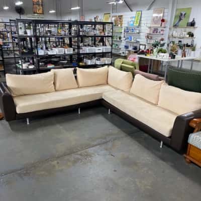 Warwick Leather Lounge L Shape