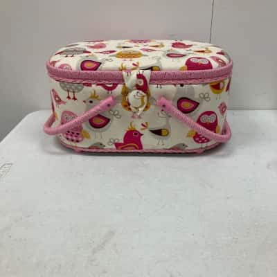 Spotlight Semco Wood Birds Large Sewing Basket 