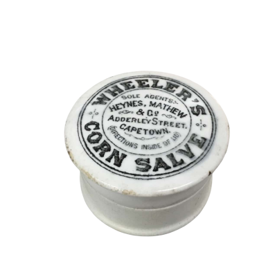 Wheeler’s Corn SalveContainer Approx 5.5cm diameter 