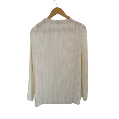Country Road Womens  Size 6 Long Sleeve Top Off White 