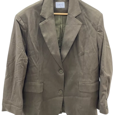 ORTC.  Womens  Size 10 oversized Blazer Green / Olive 