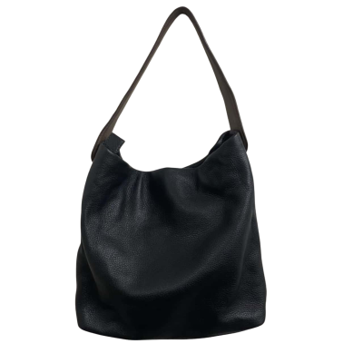 Oroton Soft Leather Handbag Black  