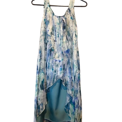 Yesadress Womens  Size 10 Sleeveless Dress  Multicoloured / Turquoise 