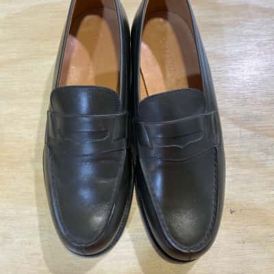 J.M. Weston Mens Shoes Size 7 Beige / Black  