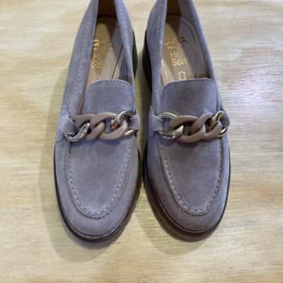 Ara Womens  Size 5.5 Loafers Grey 