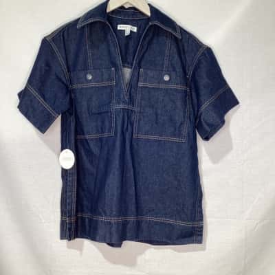 Shona Joy Rita Pullover Top size 8 RRP $260