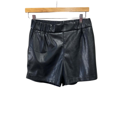 Anine Bing Womens  Size M High Wasted Shorts Black  