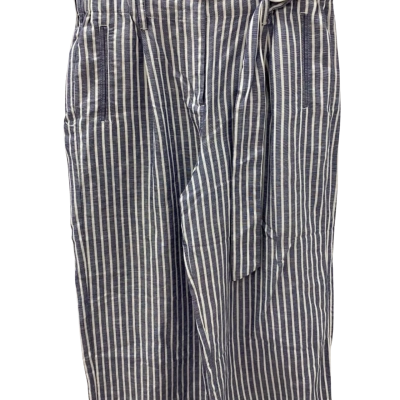 Sussan Womens  Size 12 Ankle Length Pants Blue / Striped / White 