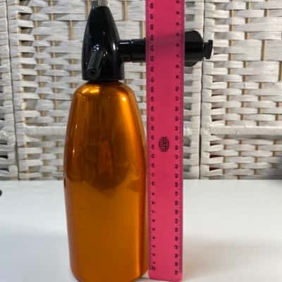 Retro Soda Water Seltzer Siphon Bottle Dispenser Black Gold