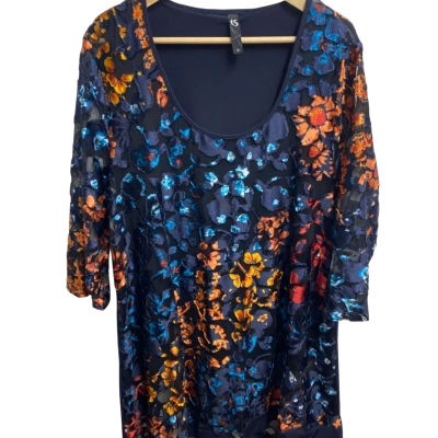 TS Womens  Size M Blue / Floral 