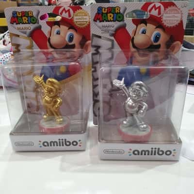 Amiibo super mario gold/silver amiibo edition