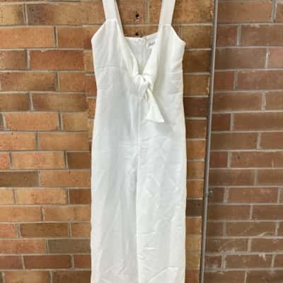 Seed Heritage Womens  Size 8 Jumpsuit White 