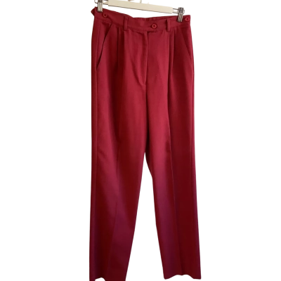 “Fletcher Jones” long pants - Womens  -Size 10 Red 