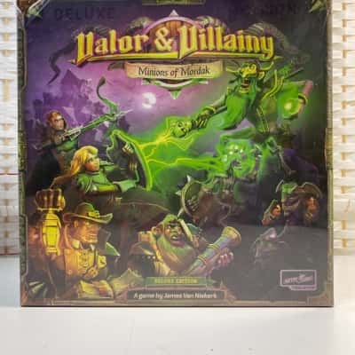 Valor and Villainy  Minions of Mordak games Deluxe Edition Board Game Kickstarter Exclusive / Brand New