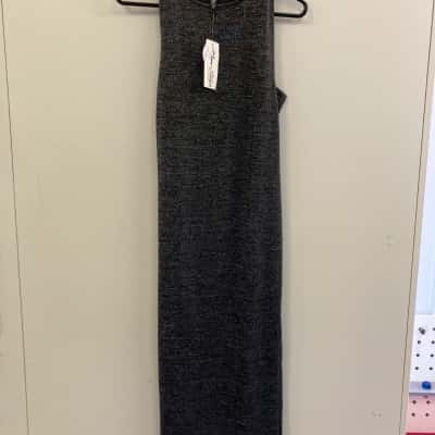 Miss Shop Womens  Size 10 Casual Dress Black  / Grey 