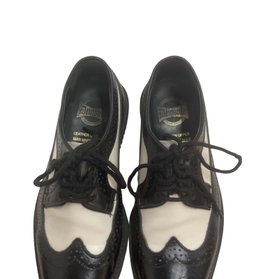  Womens Demonia    Size 40 Black  / White leather platformshoes