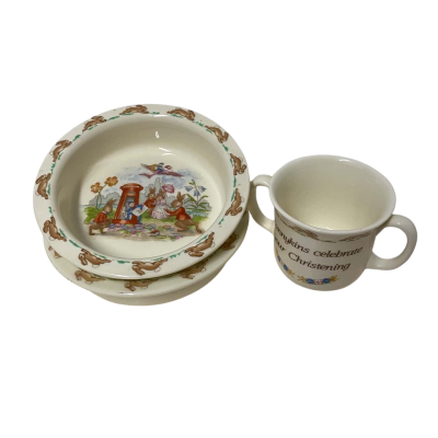 Bunnykins Royal Doulton Cup & Bowls 