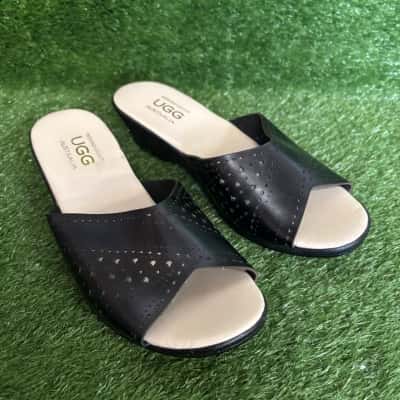Ugg Black Slip On Shoes Size 6